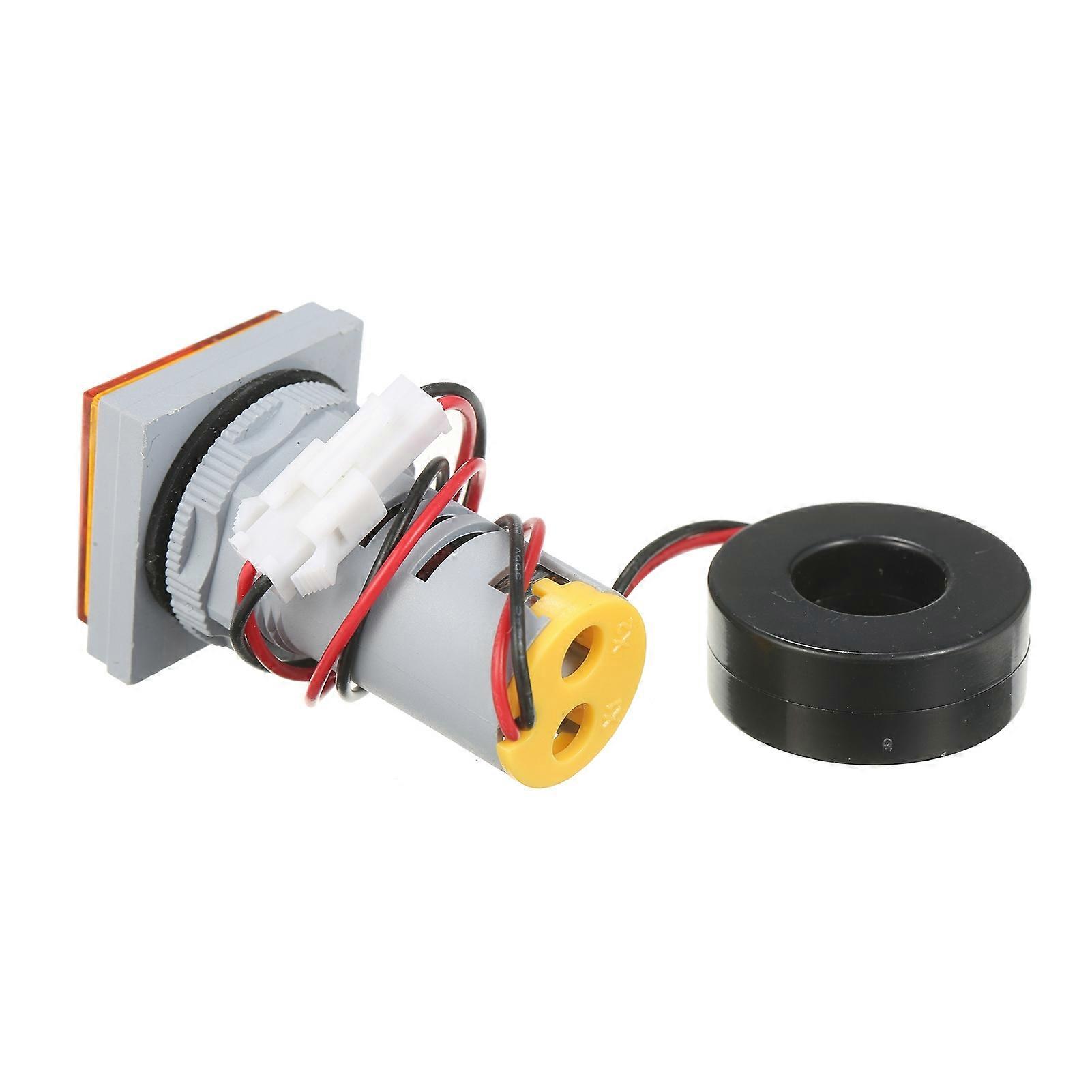 Mini Square Digital Volt-Ammeter AC60-500V 0-100A 2.2" Panel