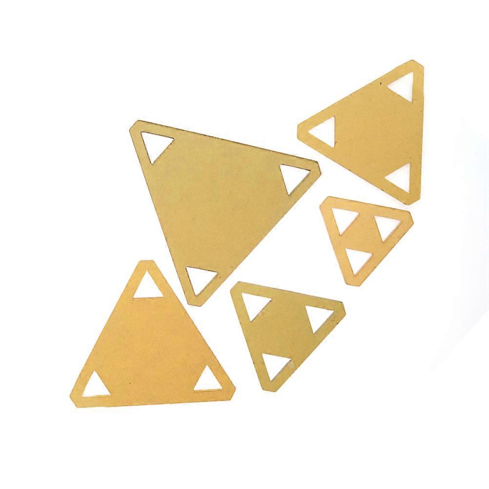Triangle Quilting Tools Sewing Diy Enthusiasts Golden 5Pcs