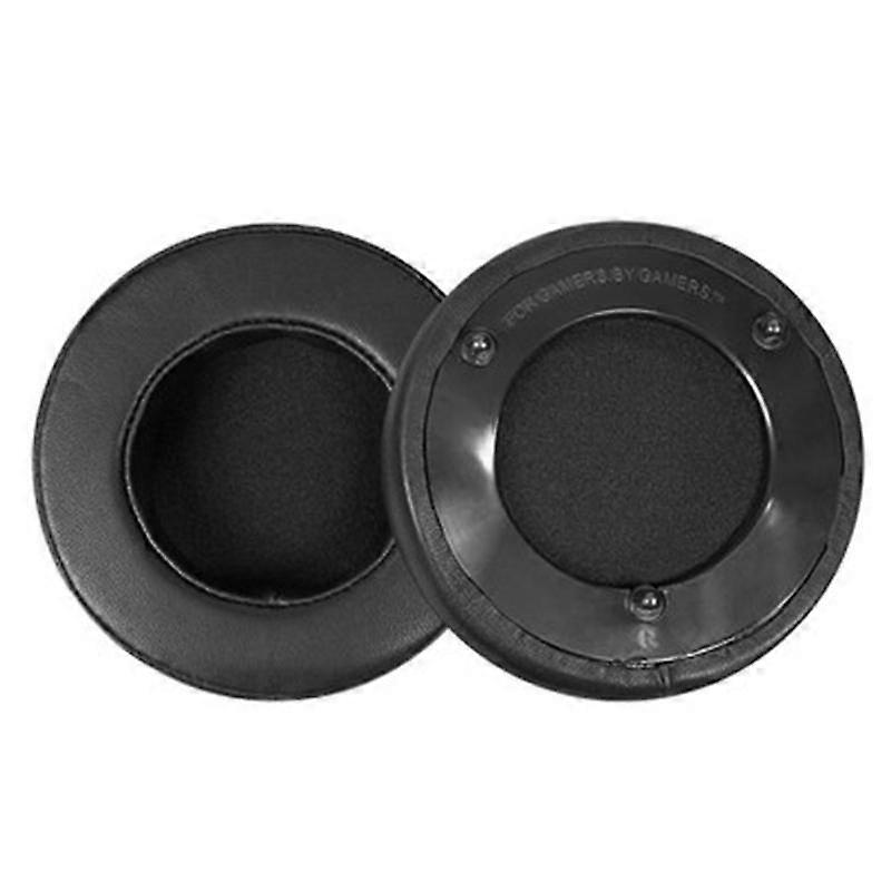 1 Pair Push Snap-on Replacement Earpads For Razer ManOWar 7.1