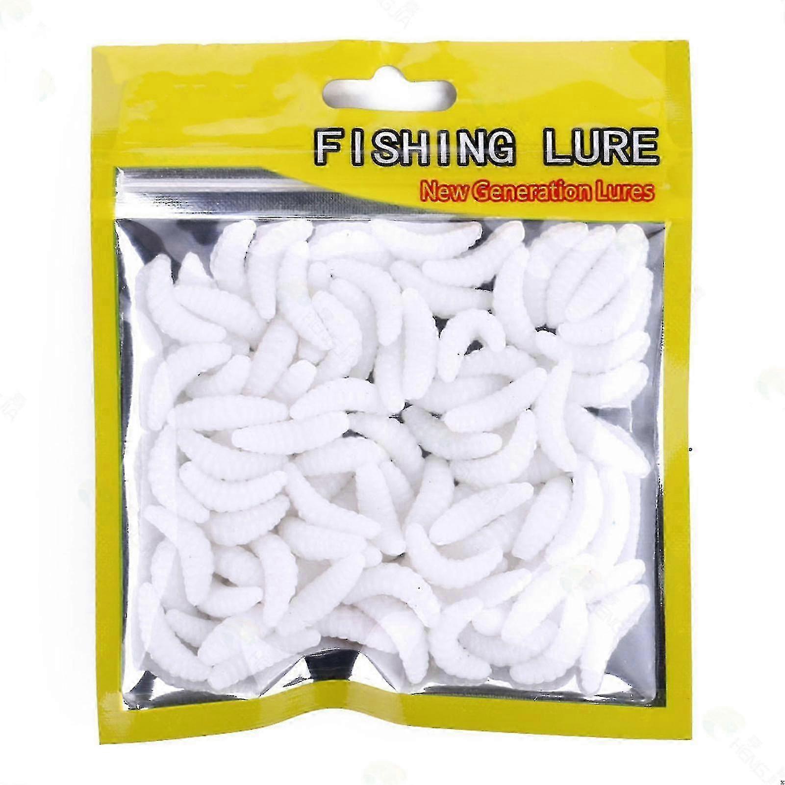 Silicone Soft Maggot Baits for Improved Shape and Performance, Perfect for Outdoor Pond Fishing Activities