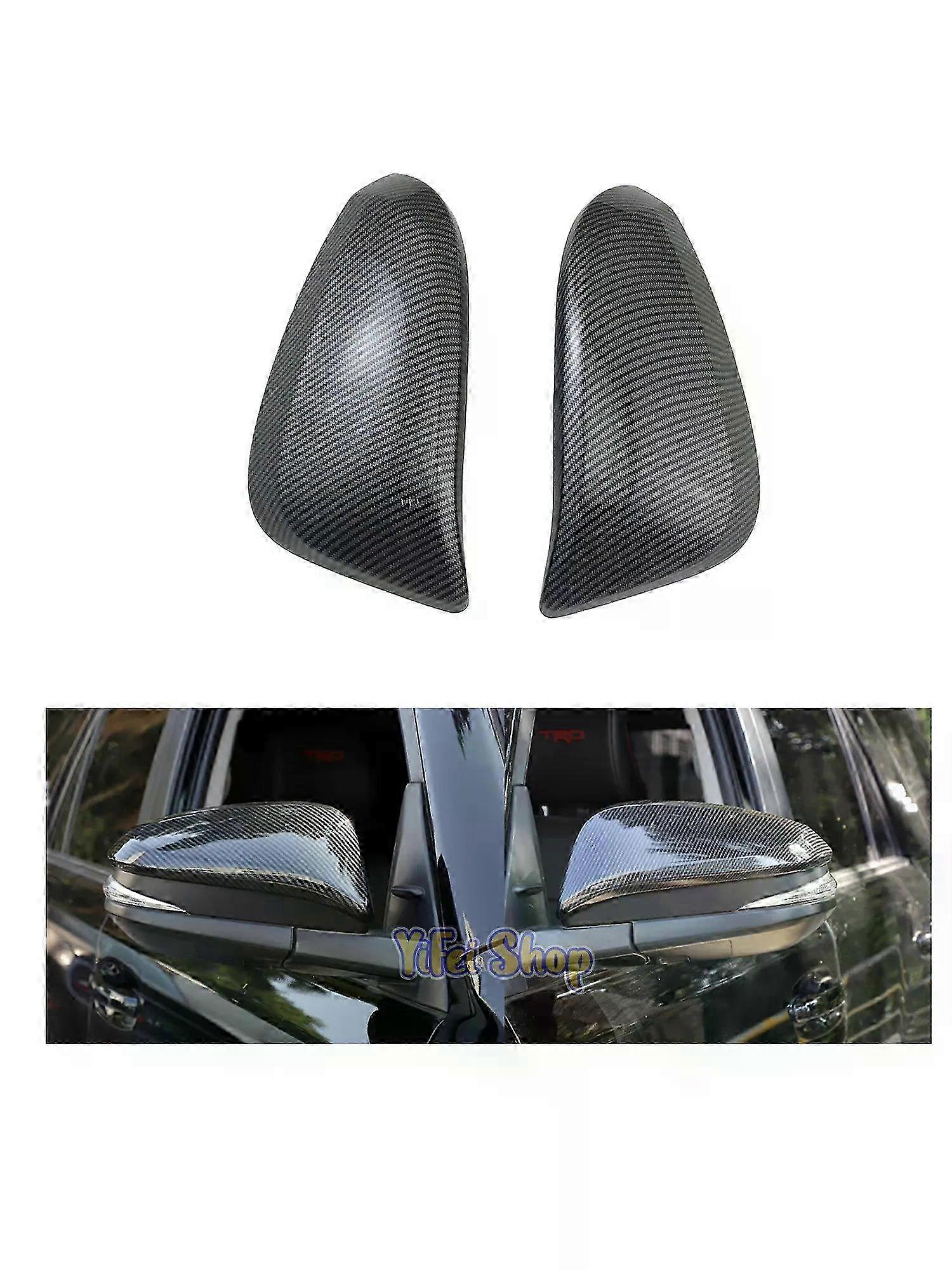 Chrome Plated Side Door Mirror Covers Trim for Suitable for Toyota Highlander RAV4 2014-2019