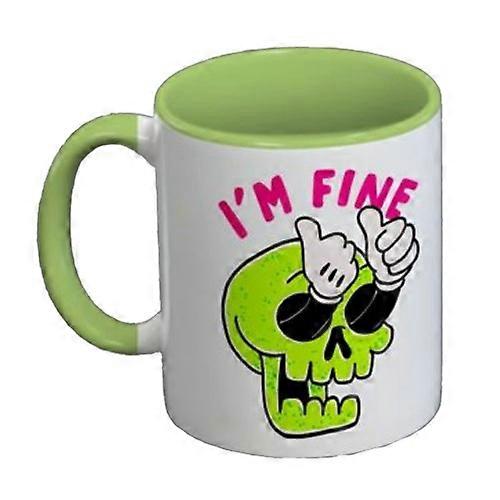 Mug sans fil I'm Fine Coloré 325ml