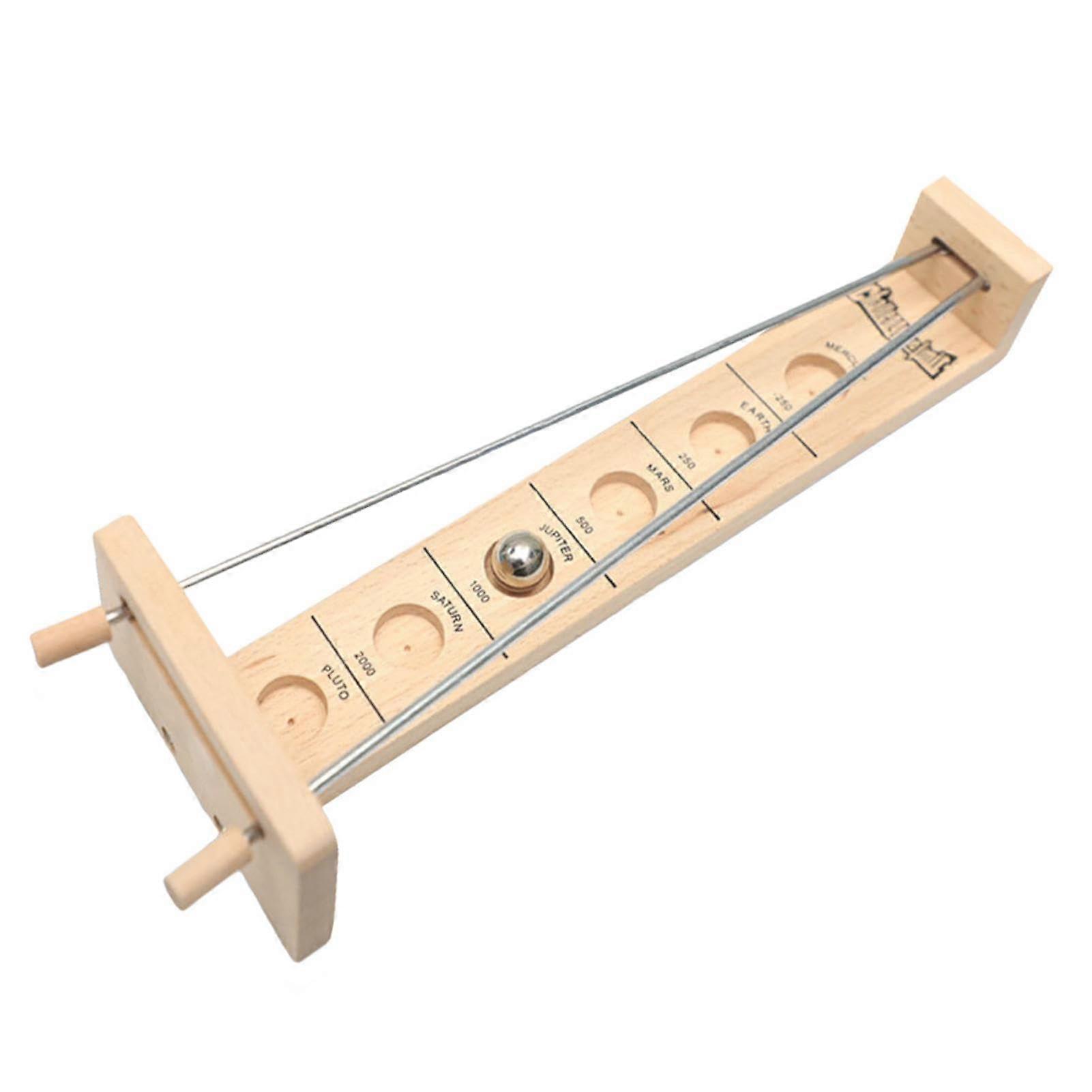 Balance Shaft Game, Catch The Moon, Balance Game with Moon Balls Wood