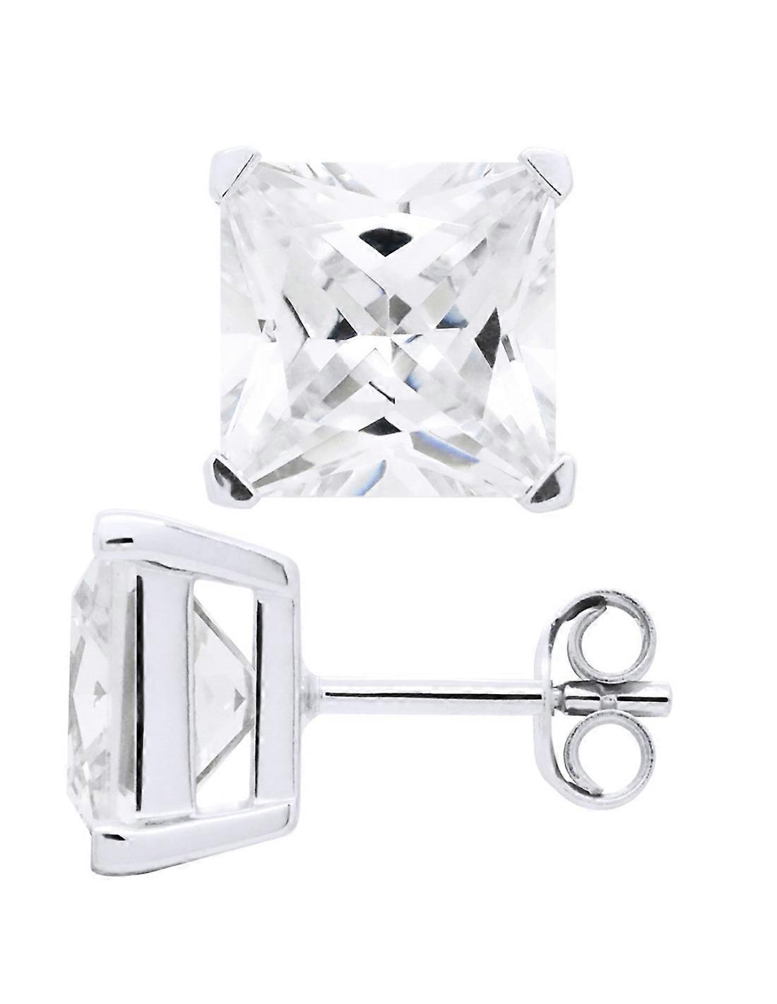 Earrings Solitaires - Silver - FOLIE 8