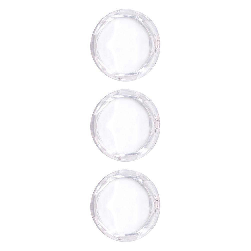 3pcs Empty Eyelash Storage Boxes Transparent Cases for False Eyelashes