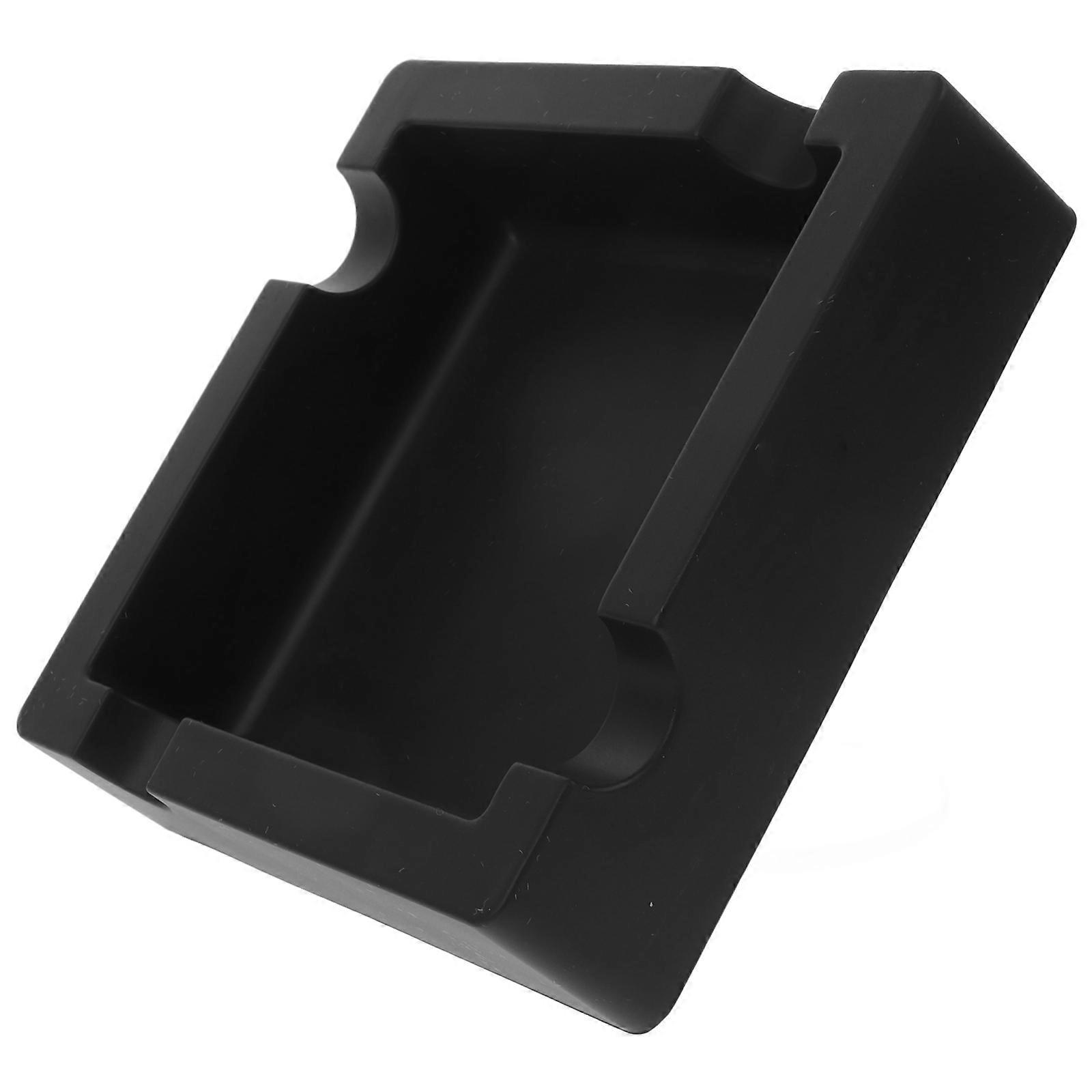 Smoking Tray Silicone Ashtray Home Office Dorm KTV Pub Square Simple and Practical Design 1Set