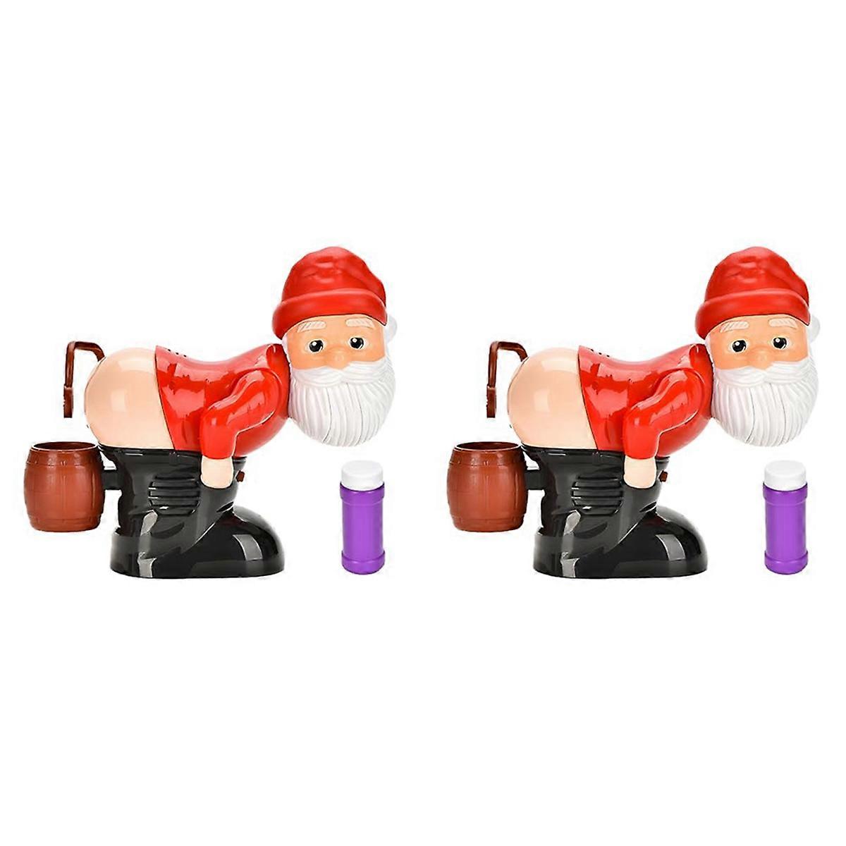 Funny Santa Bubble Blowing Machine for Outdoor & Indoor Activity 1Set