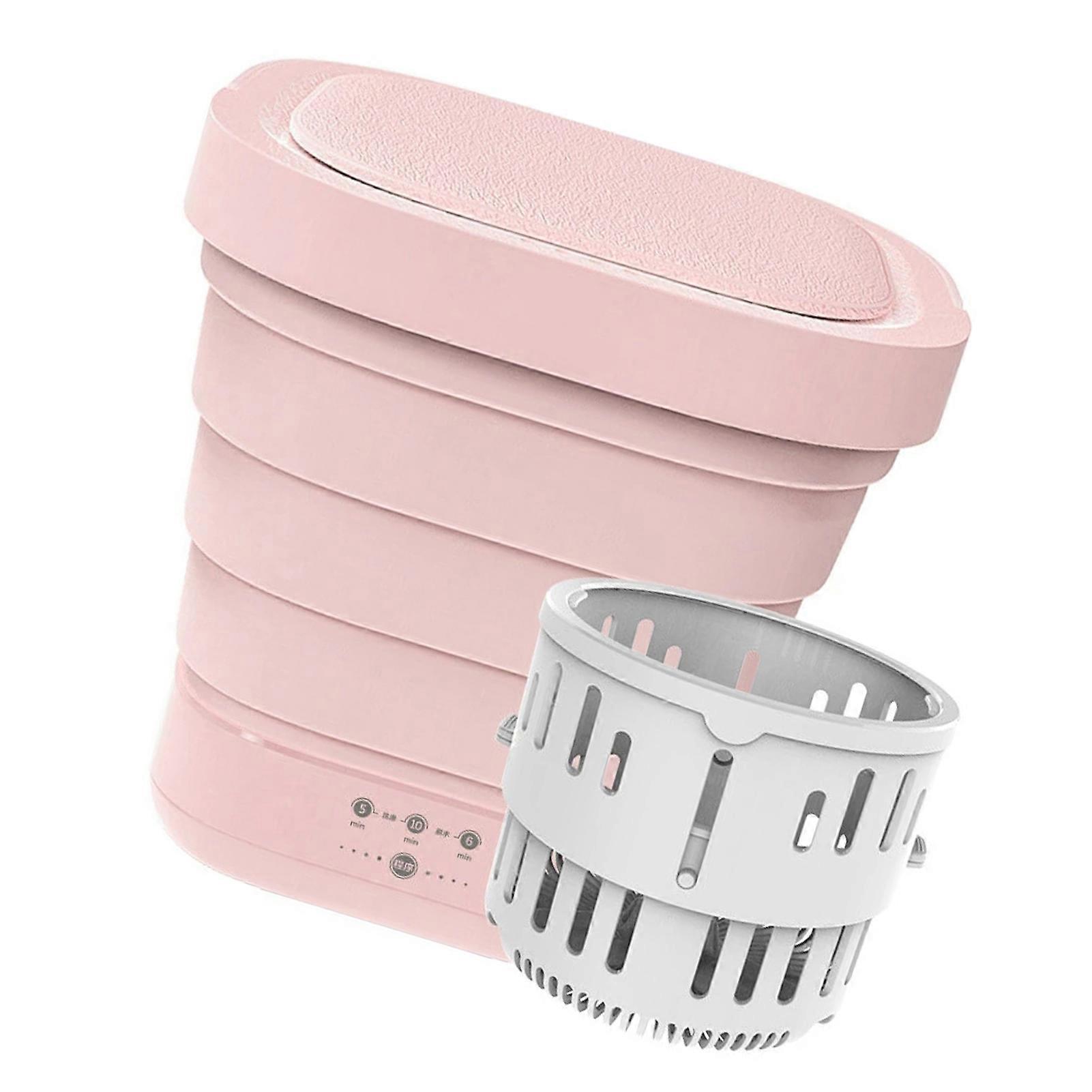 Moyu Wash Machine XPB08-F2 2 in 1 Portable Foldable Mini Washer Clothes Washing and Spin Dryer for Home Travel One Button Operation