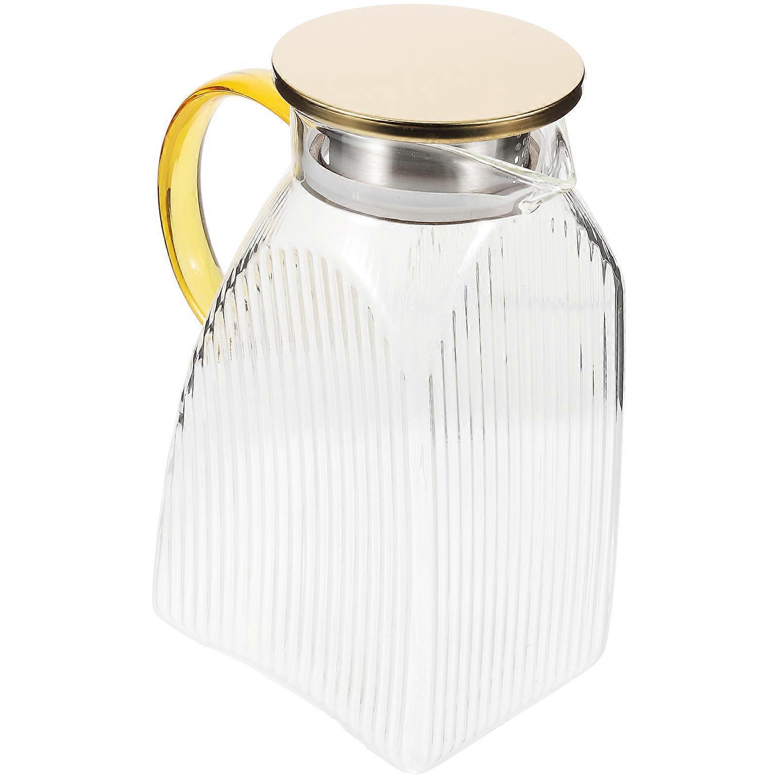 Fridge Pitcher Large Juice Jug for Party Precise Measuring Design Easy to Clean Assorted Color 1800ml 1Pack