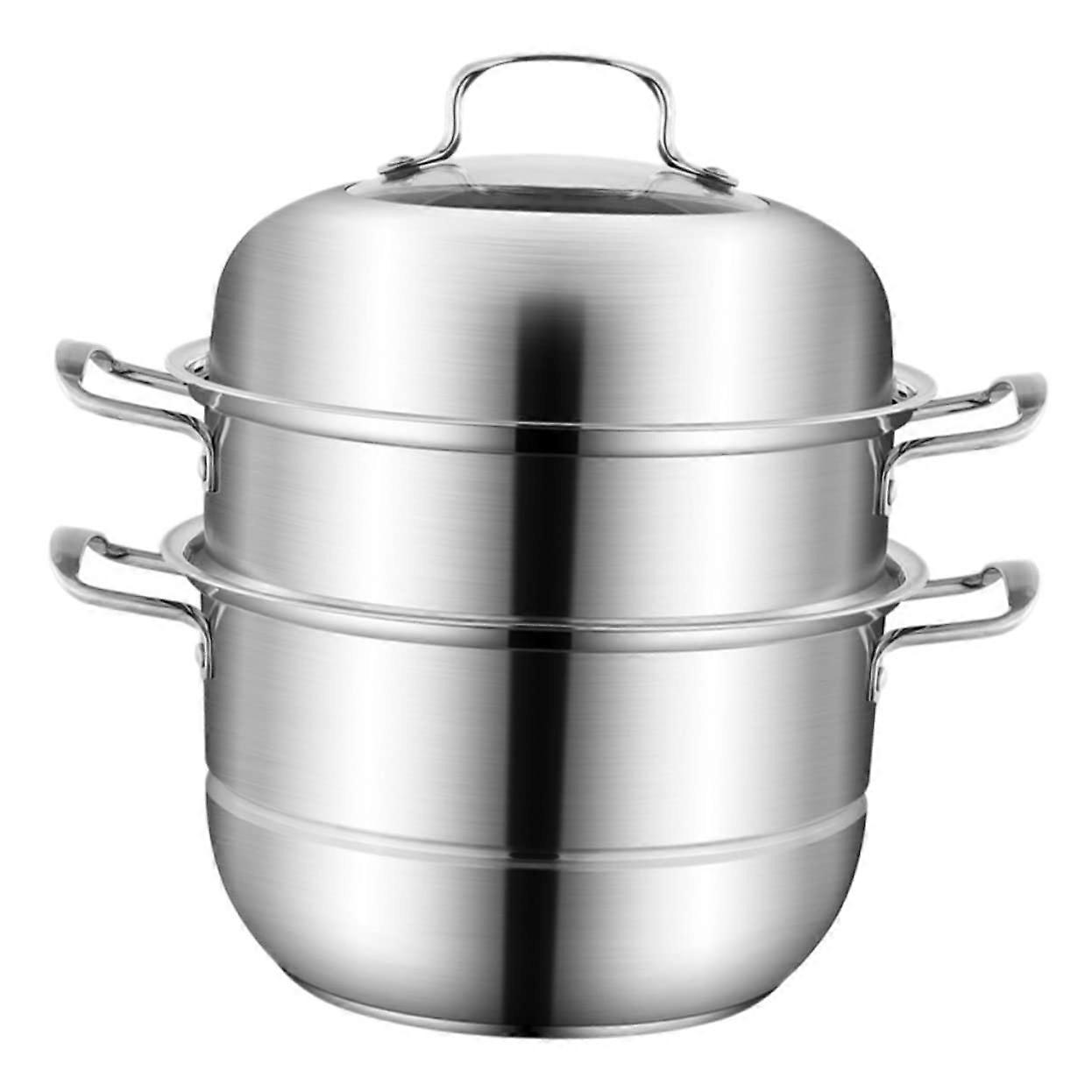 1 Set Steamer Lagiger Pressure Cooker for Healthy Cooking, Simultaneous Use, and Dishwasher Safe Durable.