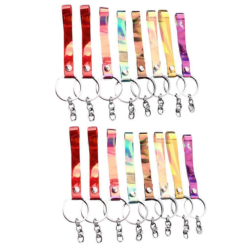 Cute Keychain Keyring Pendant Simple Design For Cellphones 16Pcs