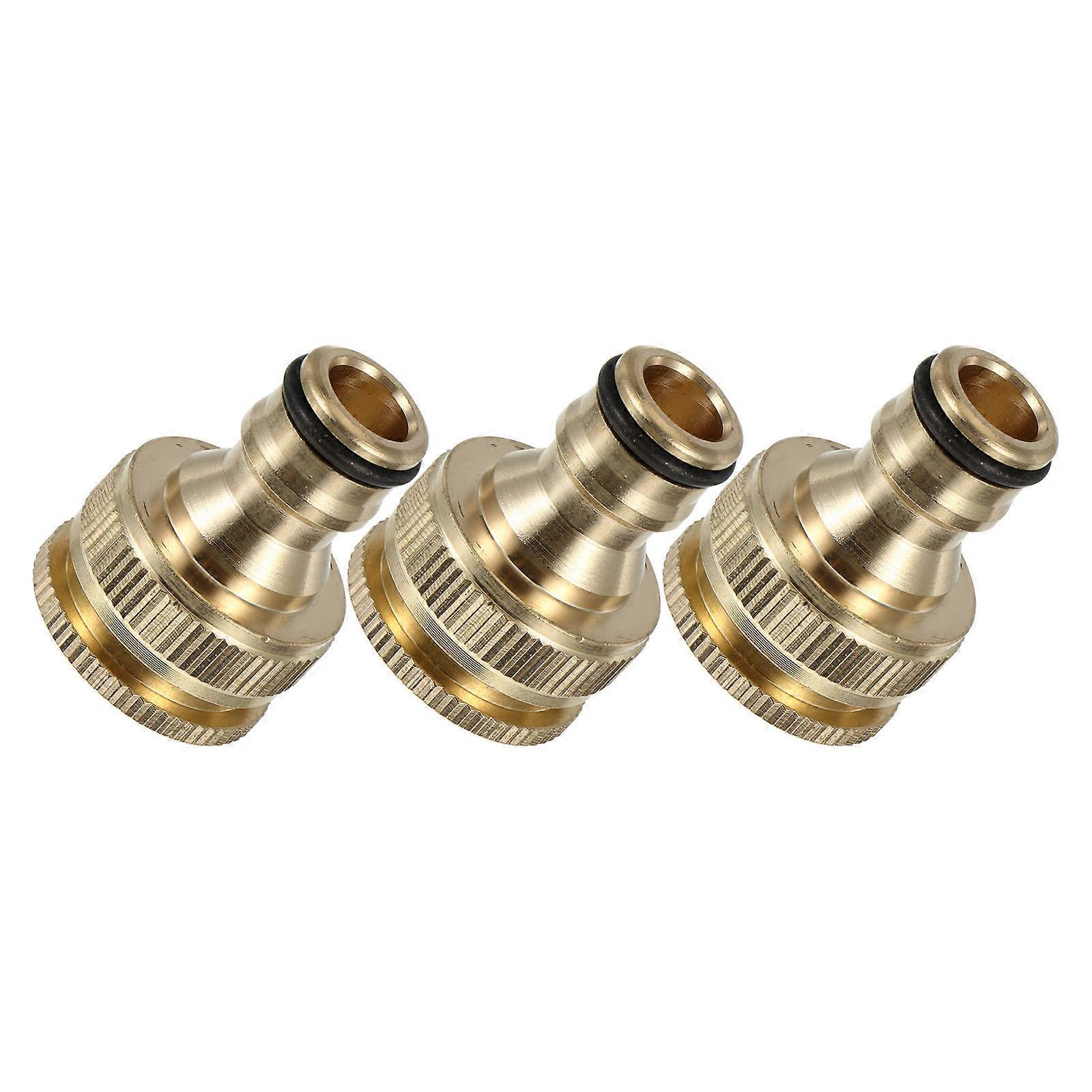 3PCS 1/2 pouce Raccord de tuyau Connecteur fileté 3/4 pouce Adaptateur de joint de tuyau de robinet