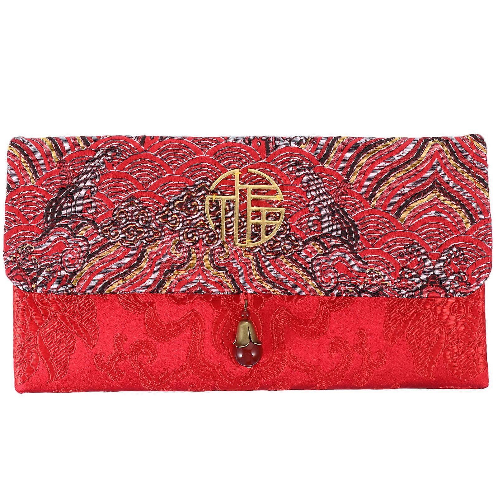 Red Packet Cloth Practical Storage Bag for Storage 1Pcs