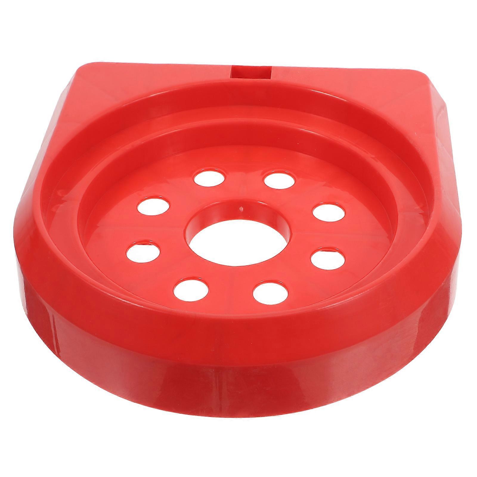 Fire Extinguisher Mounting Bracket Plastic Red Durable Stand Base for Home Use Extinguisher Holder