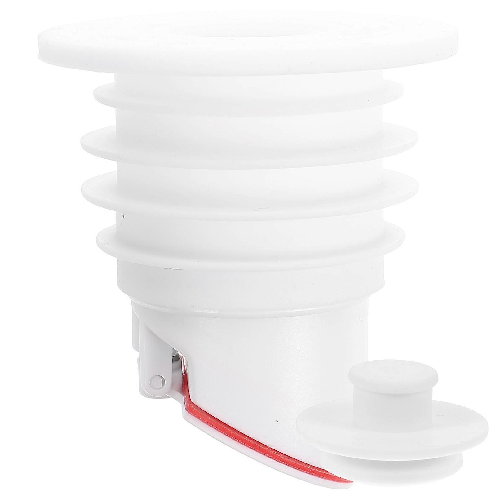 Shower Drain Odor Blocker Sewer Drain Core Odor Prevention Circular Shape White Color For Home Improvement 1Pcs