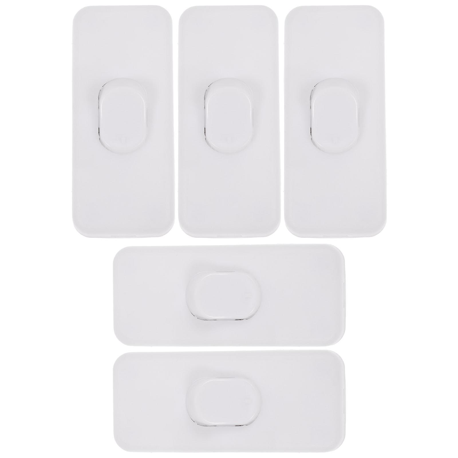 Rocker Light Switch Electrical Equipment For Diy Enthusiasts 5Pcs Abs 59x2cm Simple Design Lamp Switch