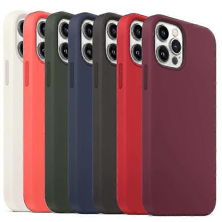 Liquid Silicone Full Coverage Phone Case Compatible with iPhone 15 Pro Max - Magsafe Protective Cover