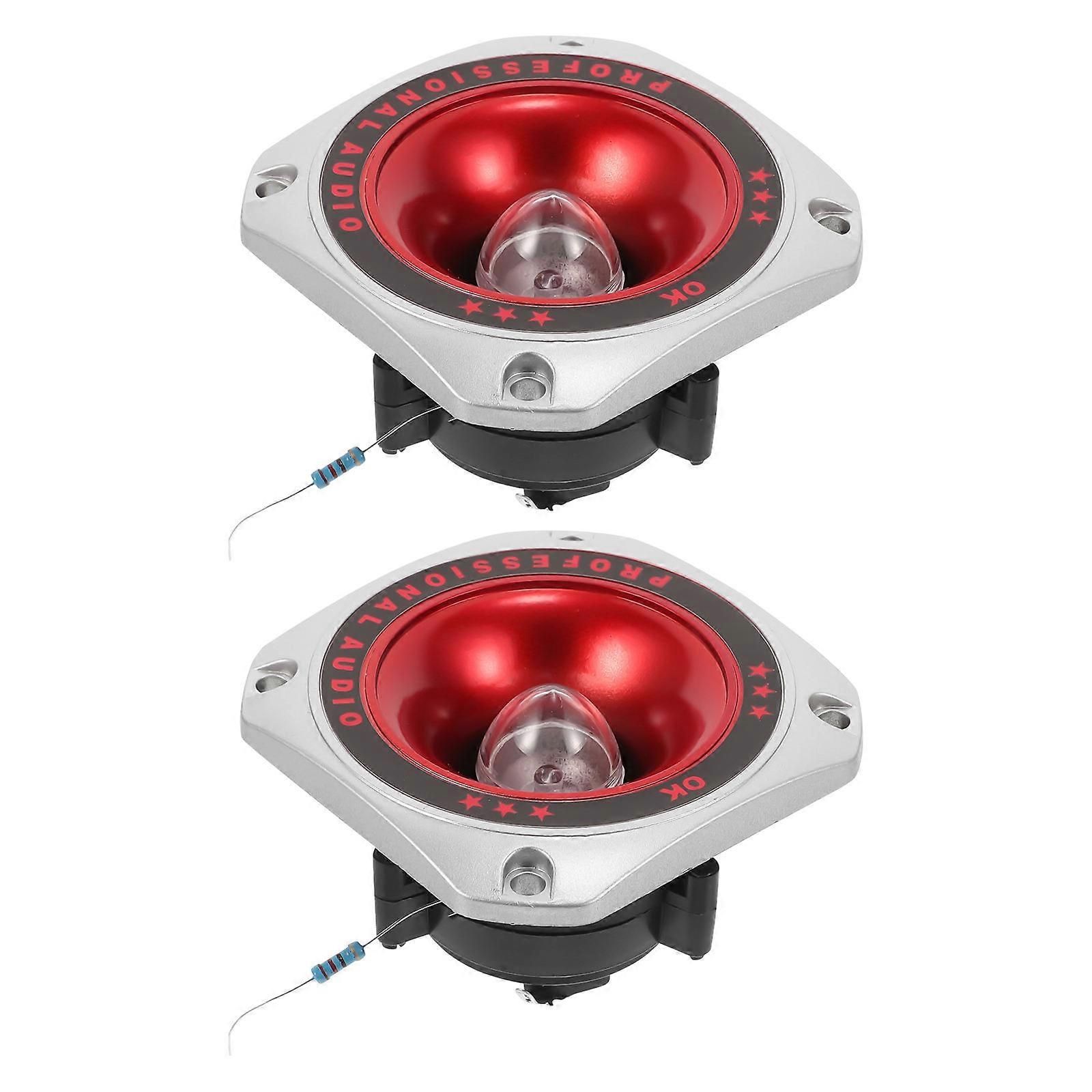 2pcs Horn Tweeter for Multi Use Performance Stage Sound Enhancement