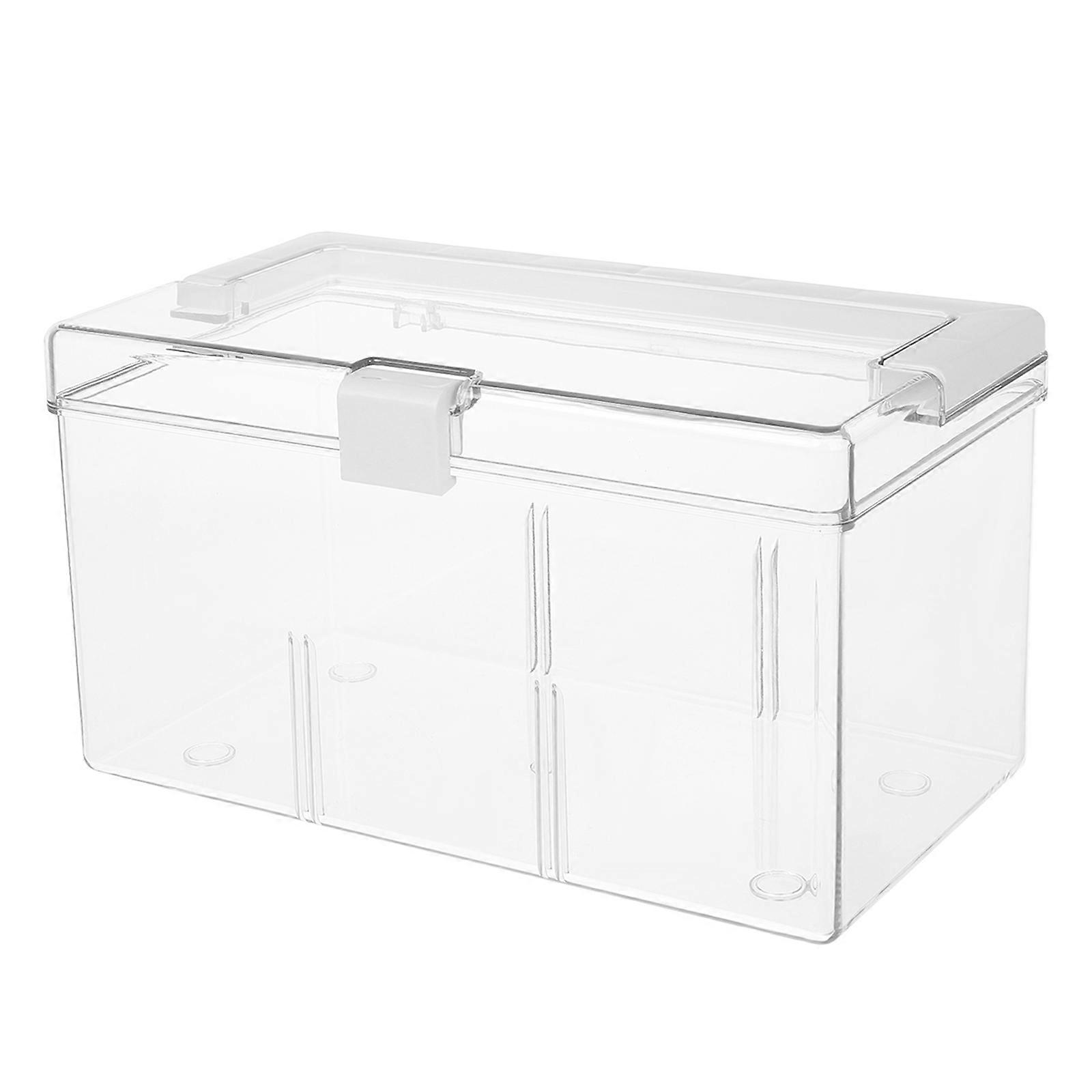 Trading Card Case Acrylic Card Box Rectangular Shape Protection For Students Home And School Use 1Set