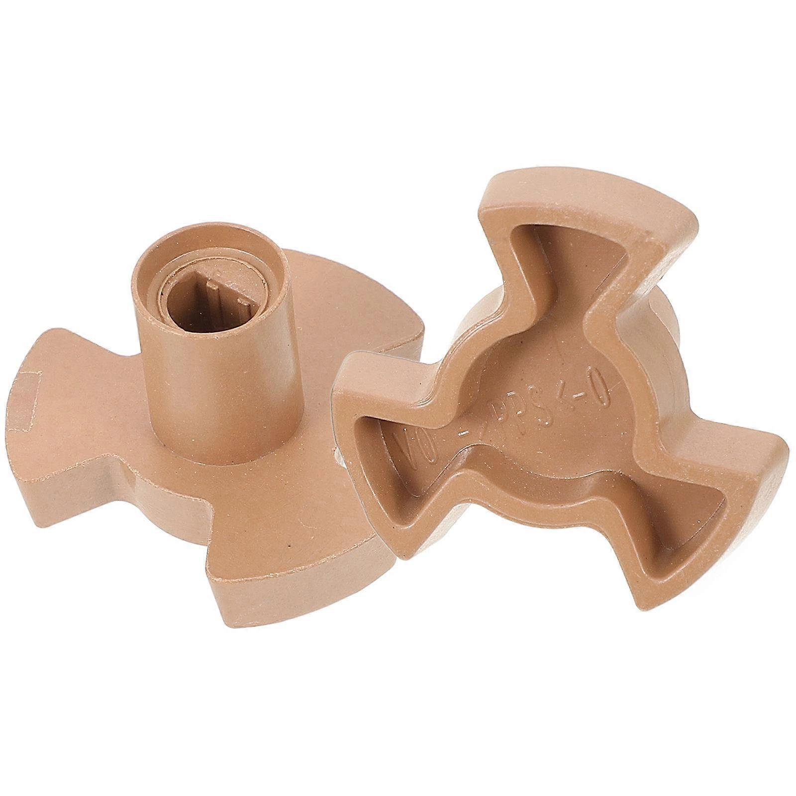 Replacement Microwave Turntable Shaft Microwave Accessories Home Users Khaki Color Support Turntable 2Set