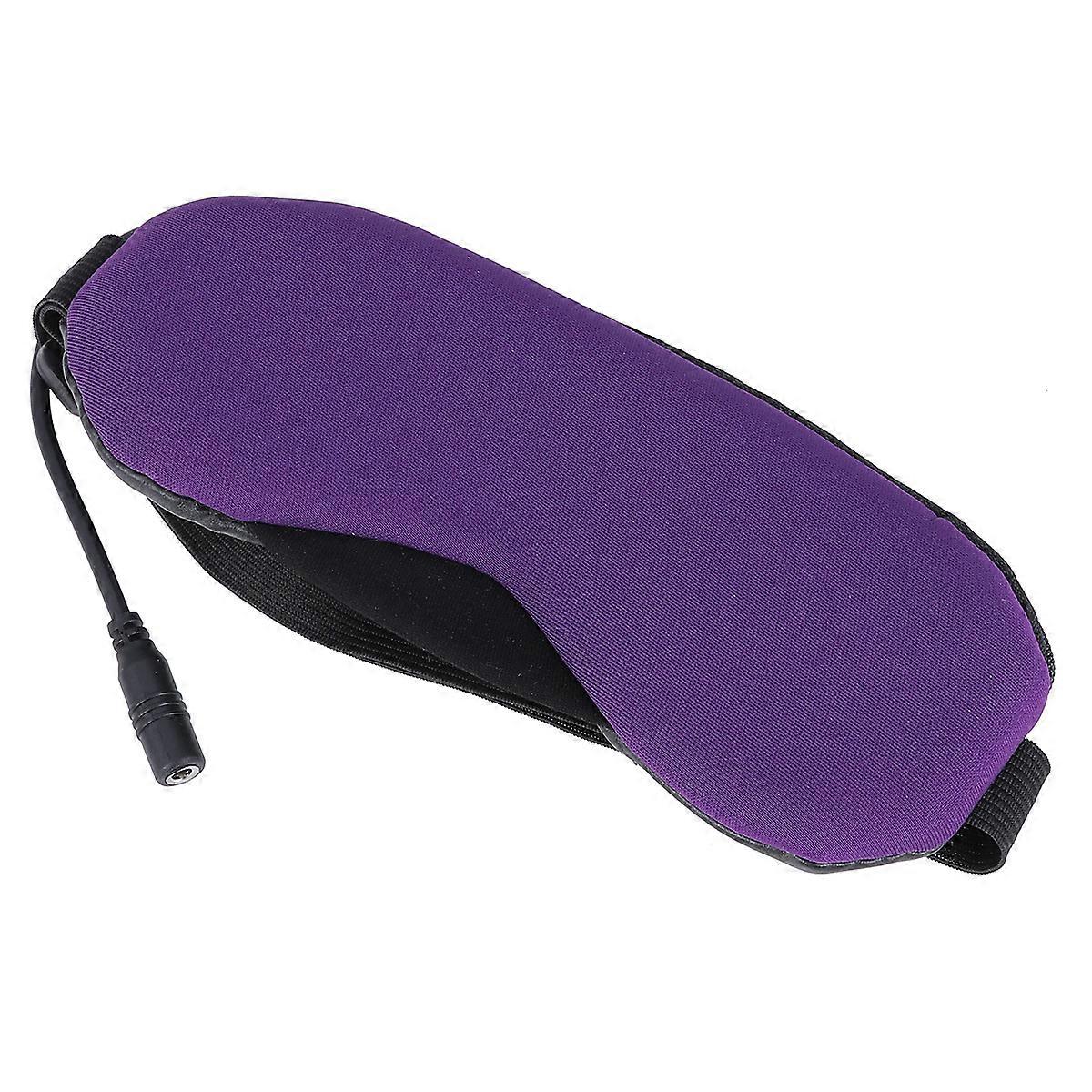 Purple USB Steam Eye Mask Designed For Home Office Travel Providing Automatic Power-off Eye Movement Freedom 1Pack