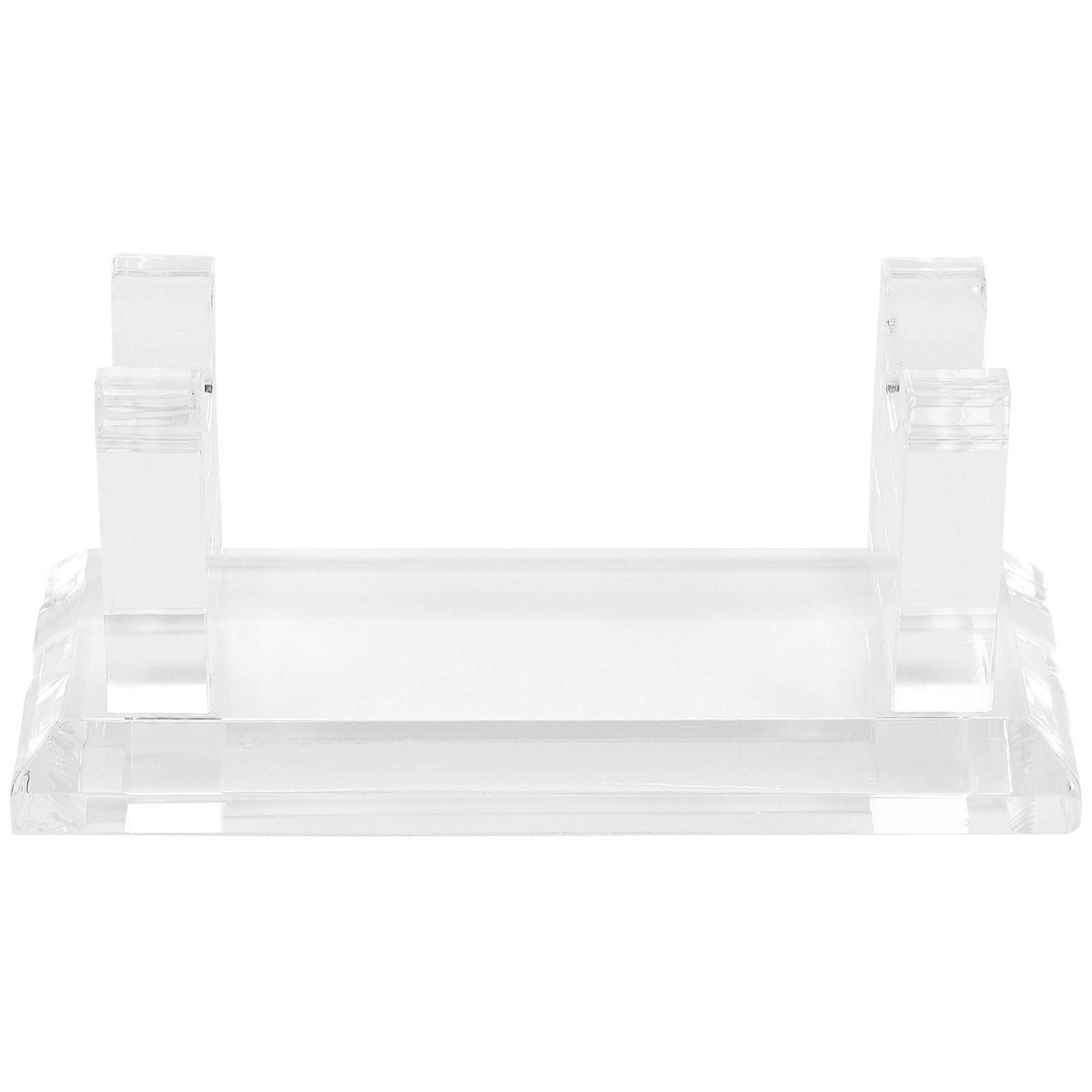 Rectangular Acrylic Organizer Display For Writing Utensils Suitable For School Office Home 12.00X4.40X4.10Cm 1Pack
