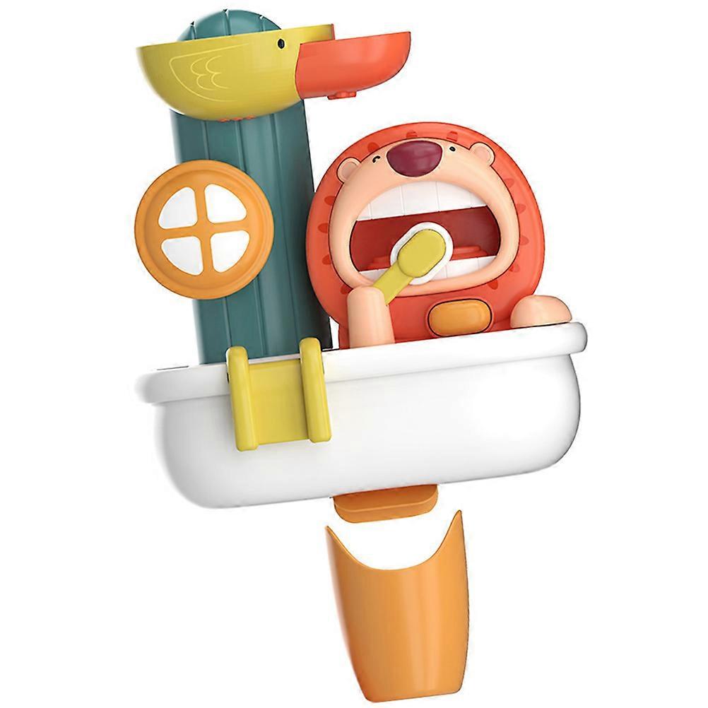 Baby Bath Toy Lion Shape 1 Set For Kids Bathroom Play Assorted Color Water Playing