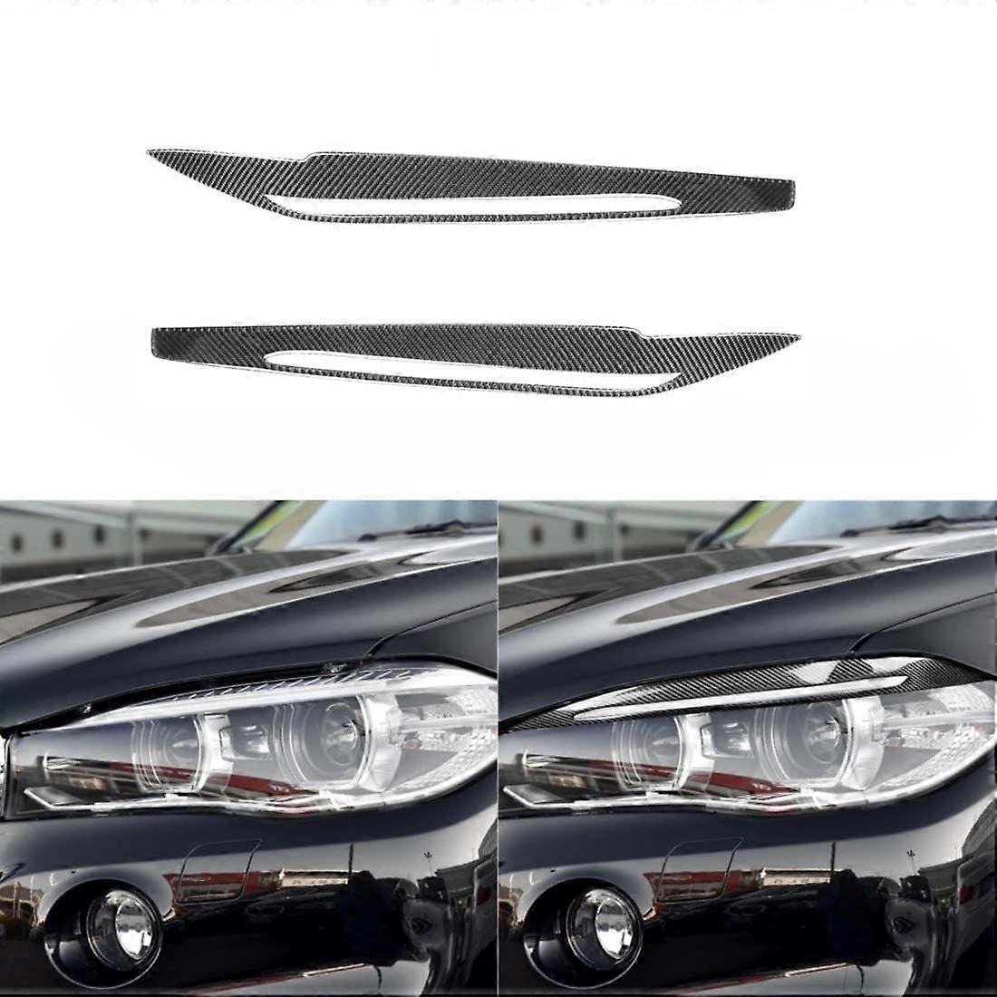 Headlight Eyebrows, Custom Lid Cover Stickers, Car Decoration Accessories, Durable Material for BMW X5 F15 2014-2018