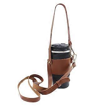 Water Bottle Carrier with Shoulder Strap, Adjustable Sling for Gym, School & Outdoor