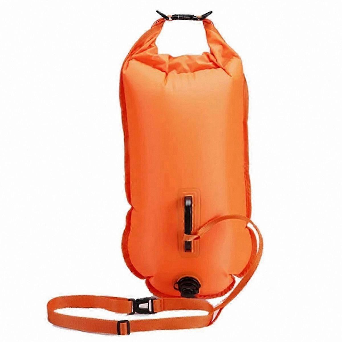 Inflatable Swimming Buoy with Dry Bag Functionality Safety Float for Water Activities