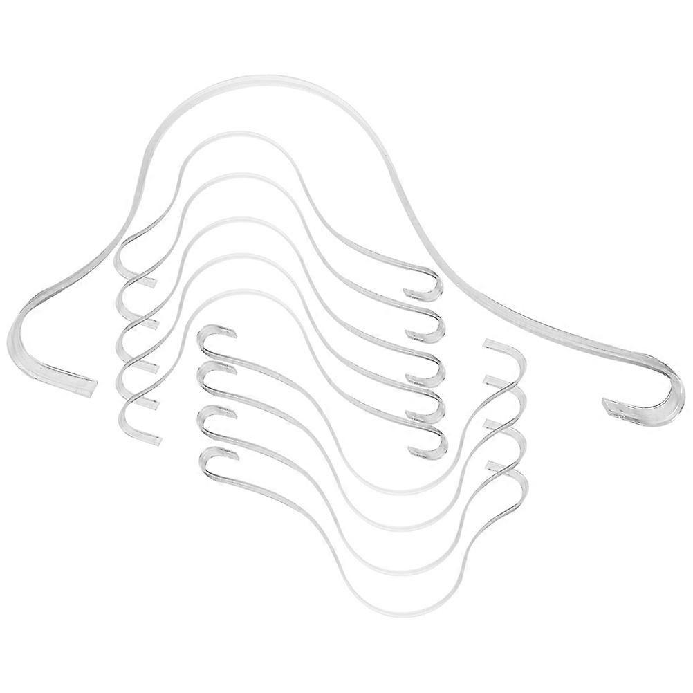 15pcs Acrylic Shoe Support Holder for Sandal Display Racks with Resistance and