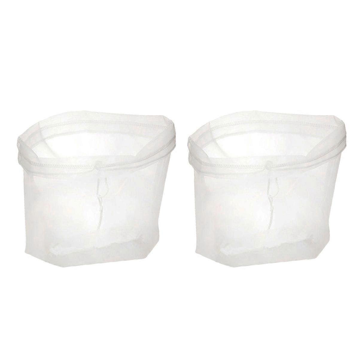 Reusable Nut Milk Bag for Soy Coconut Almond Milk Making with Quick Strain Mesh White 30x30cm