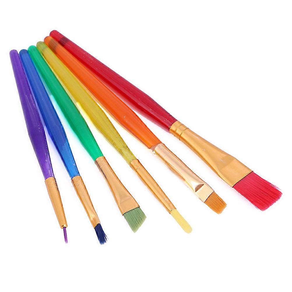 Art Brushes for Toddlers, Six-Piece Set for Creative Painting Fun, Premium Quality