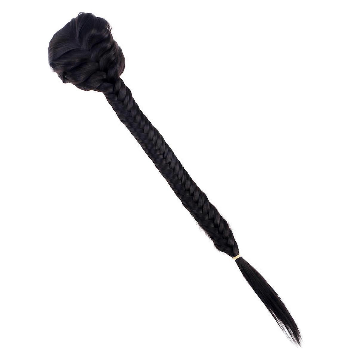 Ponytail Hairpiece with Adjustable Drawstring, Lightweight Synthetic Design, Secure Hold