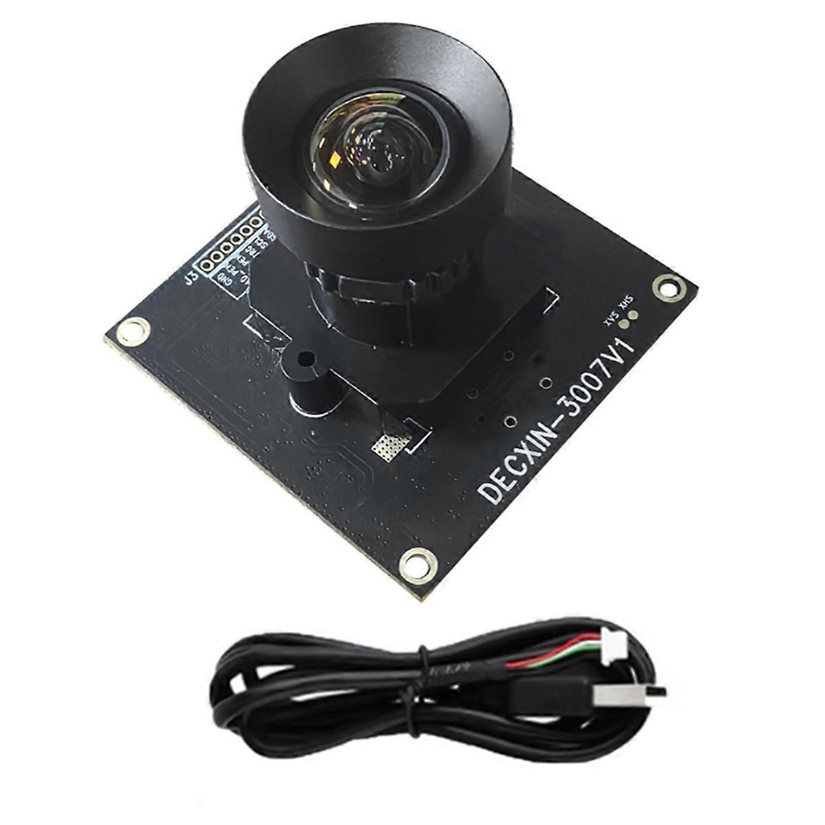 4K HD 8MP USB Camera Module 30-Frame IMX678 Camera Module for Industrial Computer Android Device Drive-Free 123 Degrees