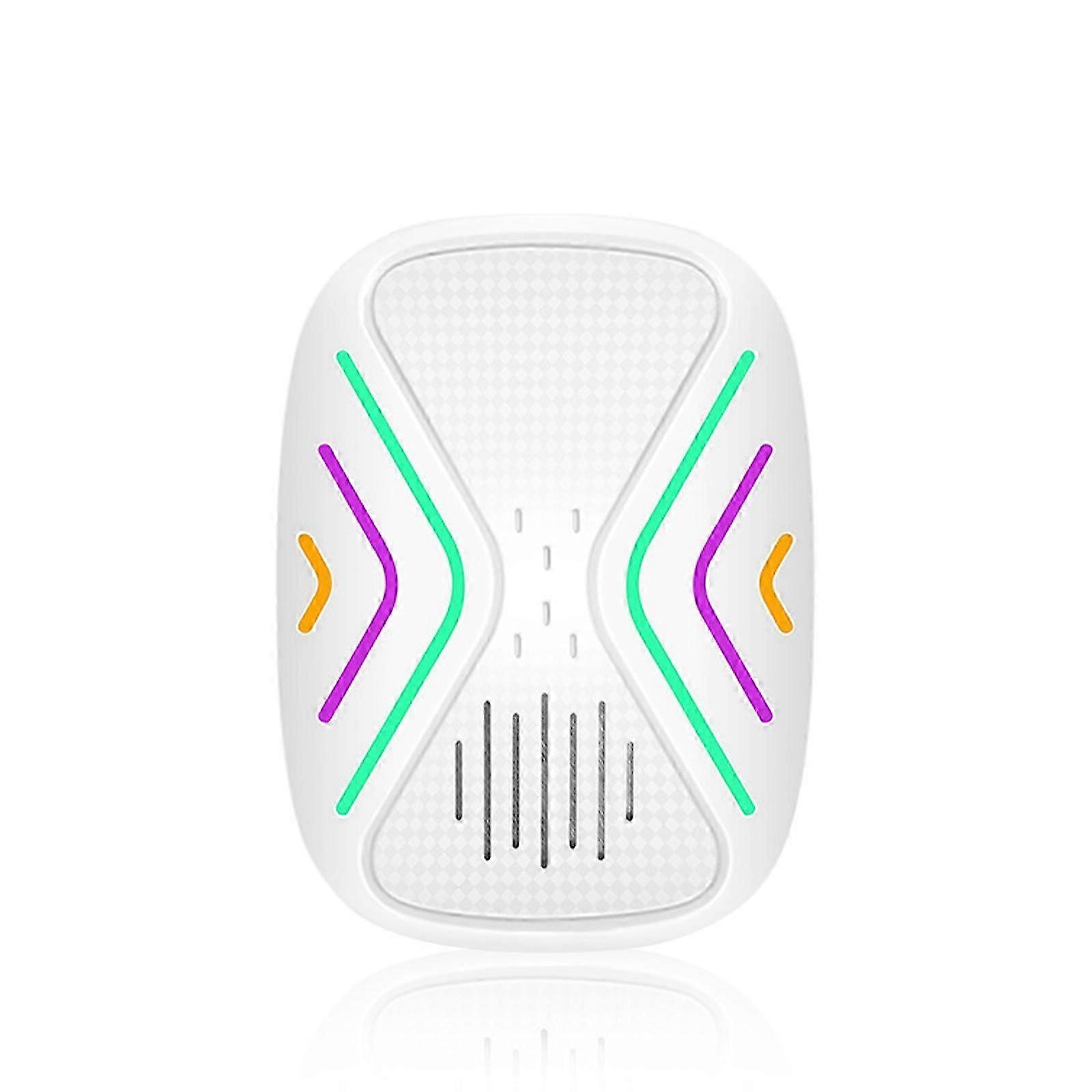 דוחה מזיקים קולי, דוחה עכברים תקע אולטראסוני מקורה, דוחה מכרסמים חרקים לבית, הגנת מזיקים מפני חרקים מקקים חרקים