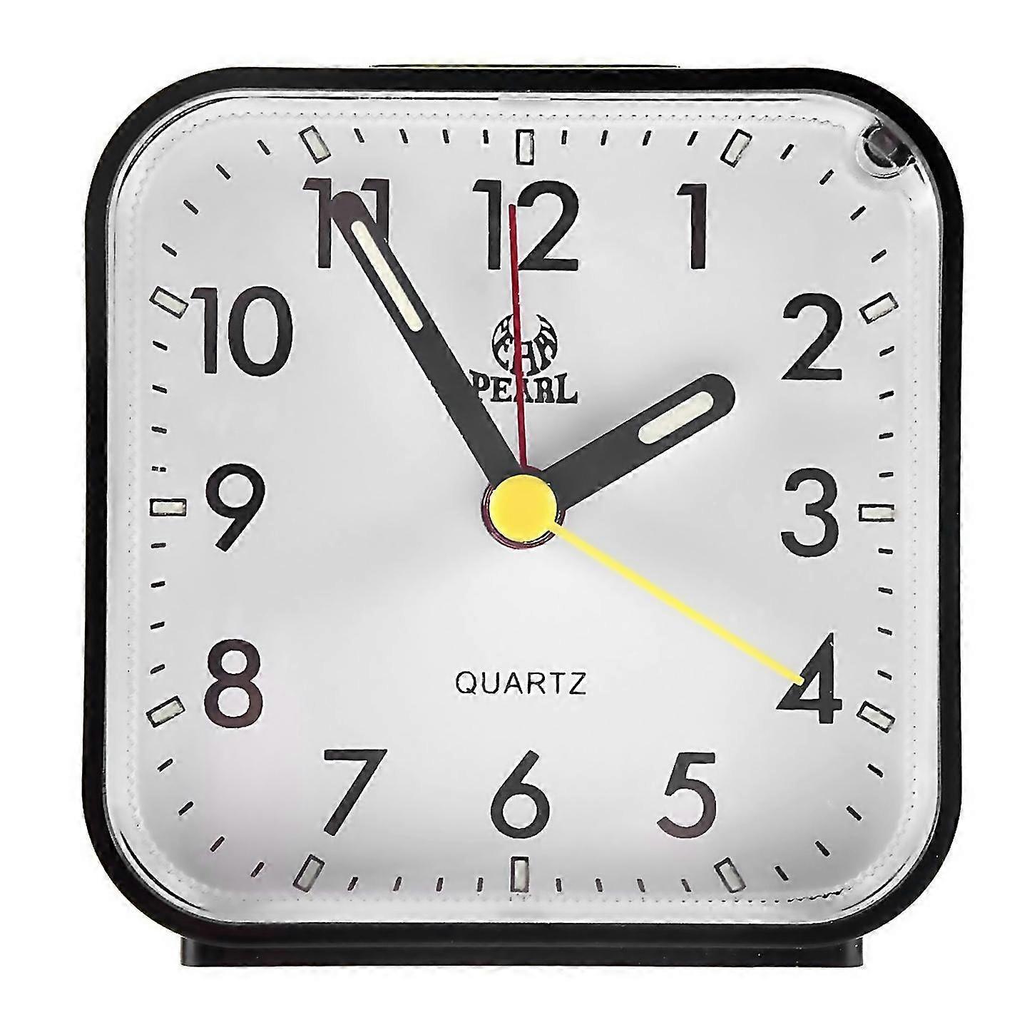 Silent Alarm Clocks Bedside Non Ticking Battery Powered Table Clocks Luminous Large Display Snooze L