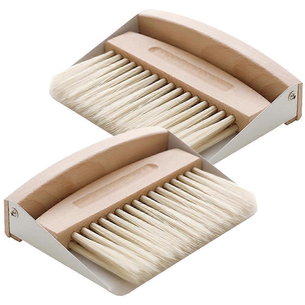 Mini Broom & Dustpan Set with Small Cleaning Brushes for Keyboard and Desktop – Lightweight, Portable, Durable Nylon for Dust and Debris Removal