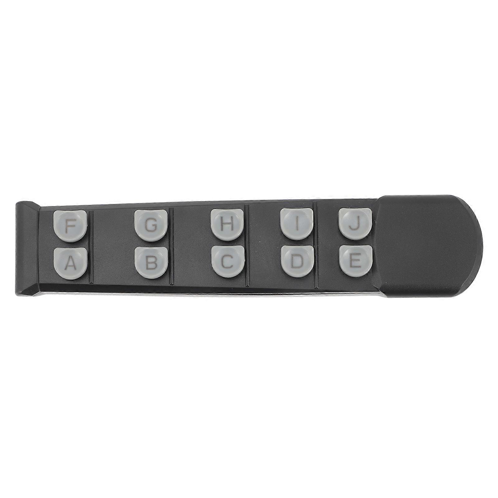Guitar Trainer Finger Training Tool for Effective Practice ABS Black Ideal for Beginners 0.5x1.5x3.5