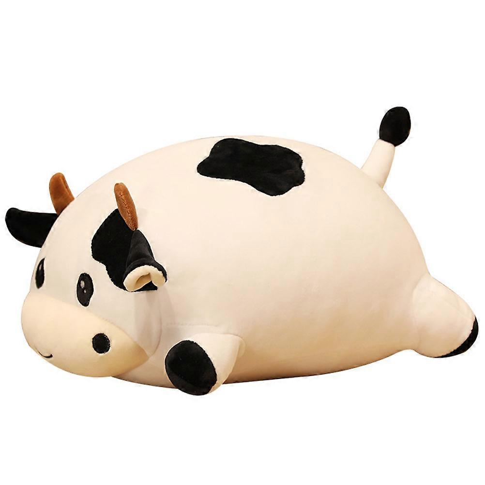 Portable Stuffed Cow Toy Pillow 35x25cm Perfect for Office Use and Home Decor 1Pack
