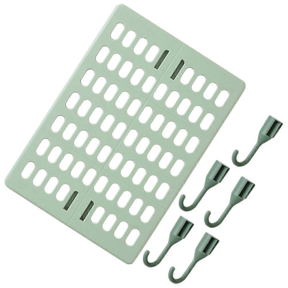Wall Pegboard Storage Shelf For Craft Room Organization Features Rectangular Shape 1 Set