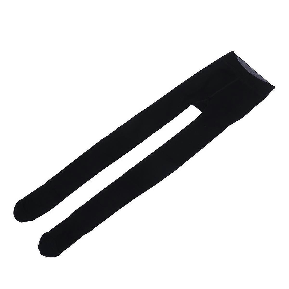 Warm Black High Waisted Leggings For Women Organizing Thicken Plush Design Suitable For Cold Weather With 1Pcs Quantity