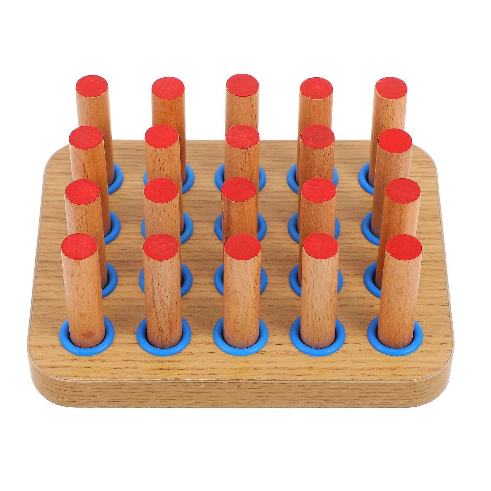Wooden Finger Control Pegboard for Hand Exercise Therapy – Enhances Finger Dexterity and Hand Eye Coordination, Rehabilitation Tool for Home Use
