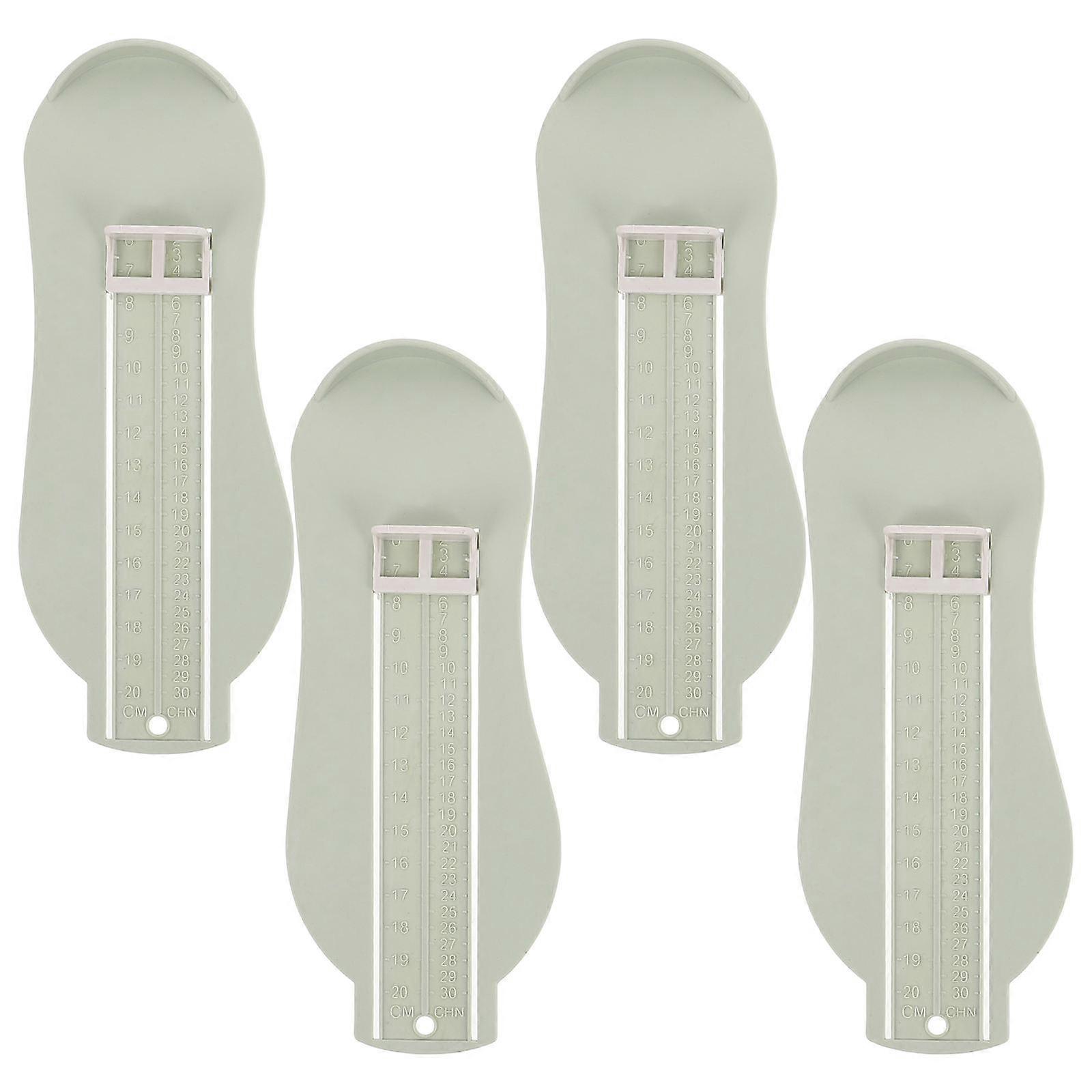 Accurate Foot Measurement Device For Children Shoe Sizing Home Use Lightweight Portable Convenient 4Pcs