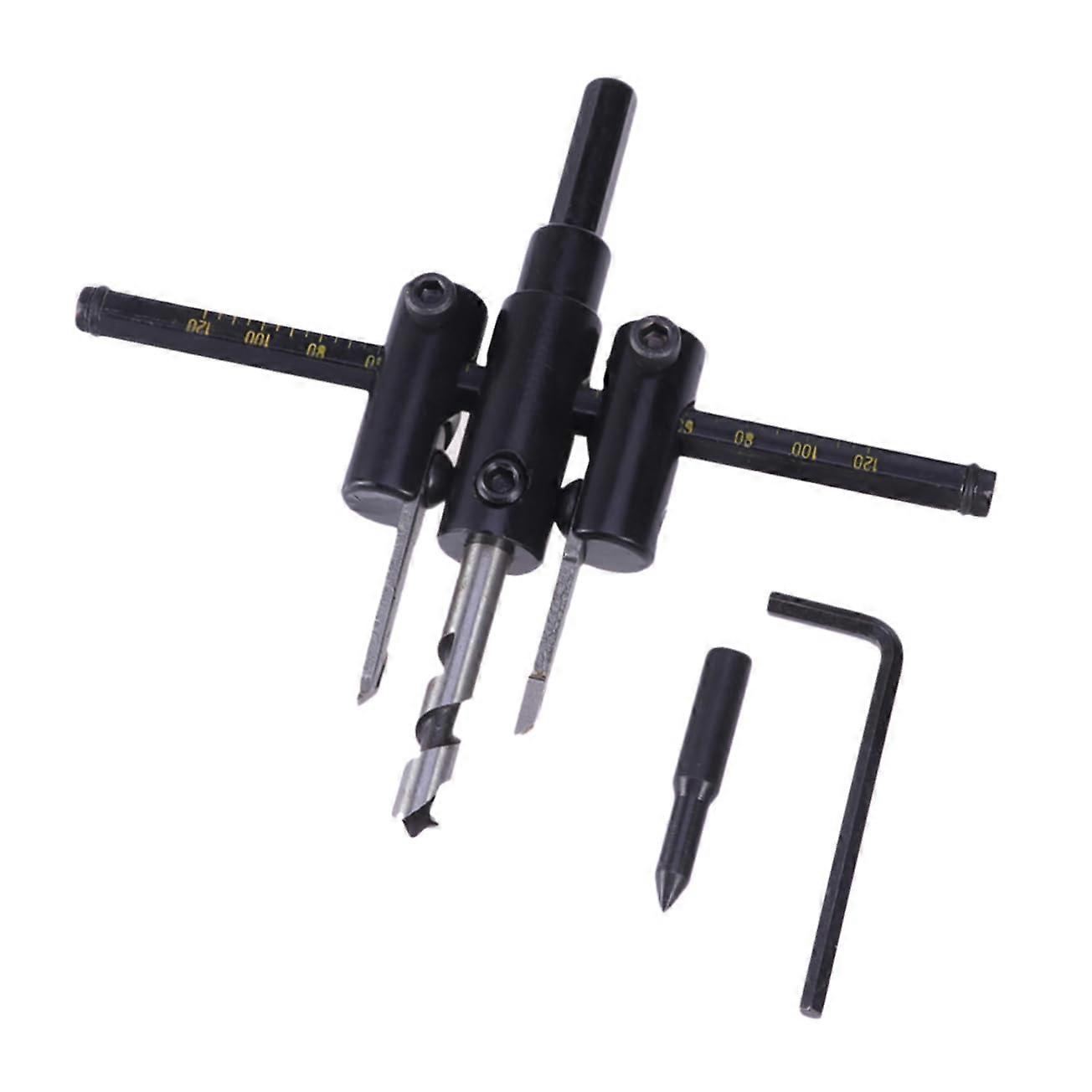 Tool Hole Opener Aircraft Type Cutter Adjustable Hole Drill For Speaker Grilles