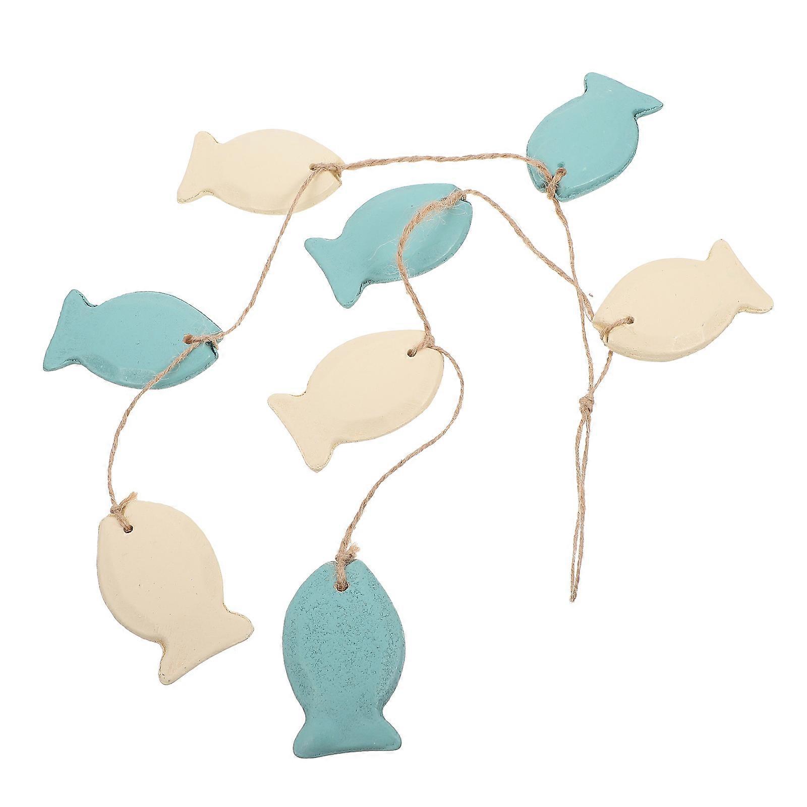 Creative Fresh Wall Pendant for Home Decor Made of Density Board Green Color Simple Design 1Pc