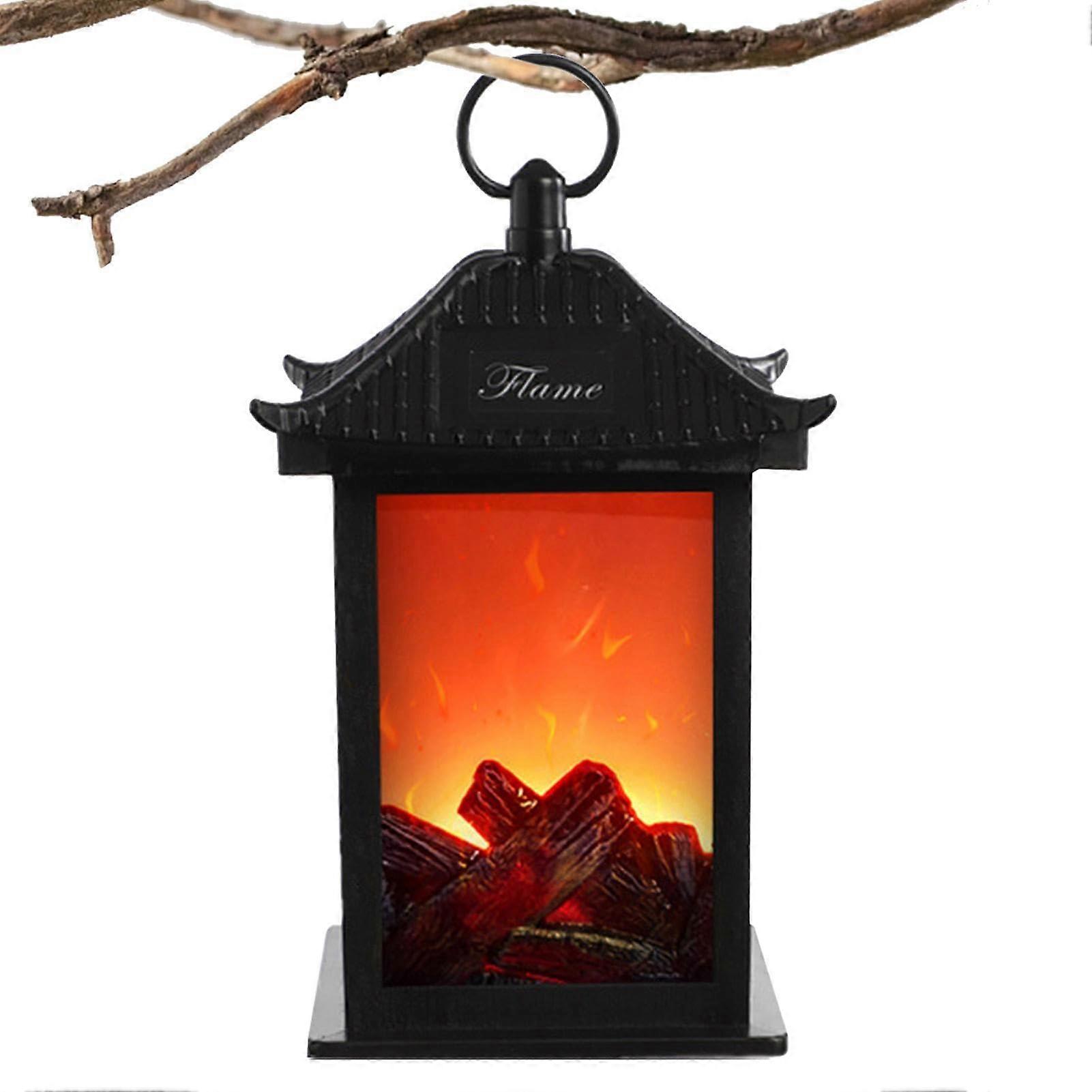 LED Battery-Powered Lantern - Flameless Decorative Light with Soft Realistic Glow for Weddings and Birthday Parties