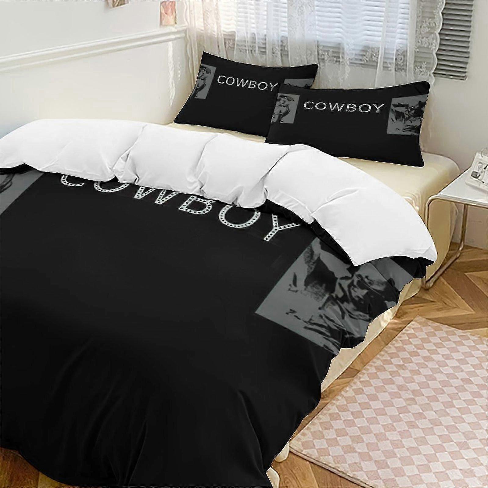 v712 Cowboy Bebop 3-delt dobbeltseng sæt falme-resistent mikrofiber io712