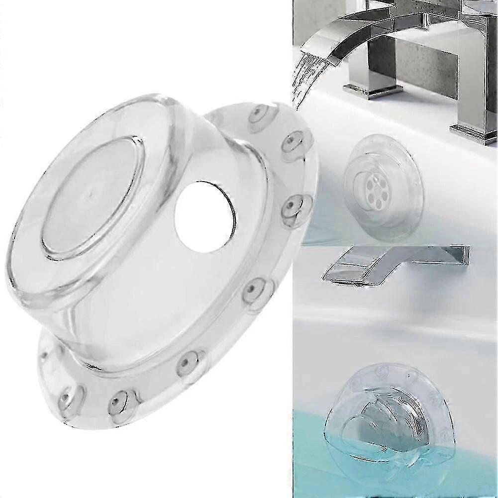 1pcs Pvc Bath Overflow Drain Cover Anti-overflow Bathtub Tray Stopper Add Extra Inches Water For Tub Warmer Bathroom Accessories