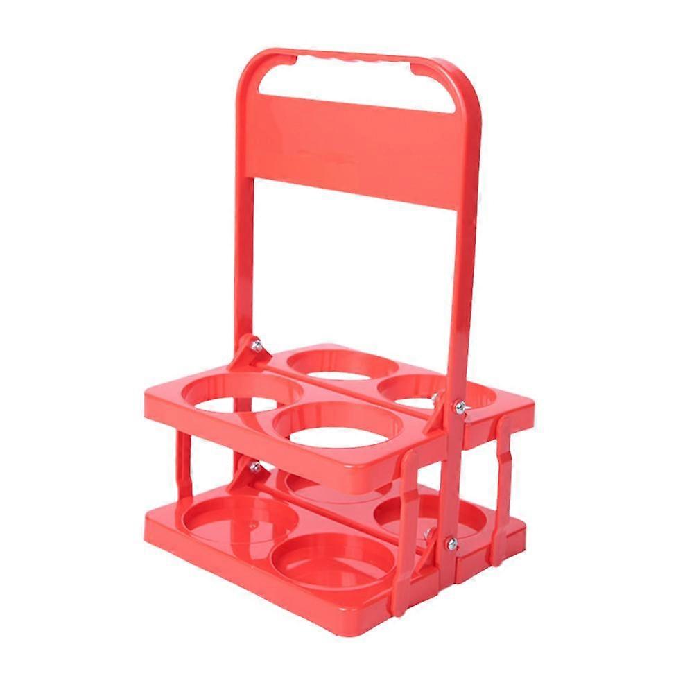 Pack of 4 Plastic Folding Wine Racks Beer/Drink/Cocktail Foldable Beer Racks